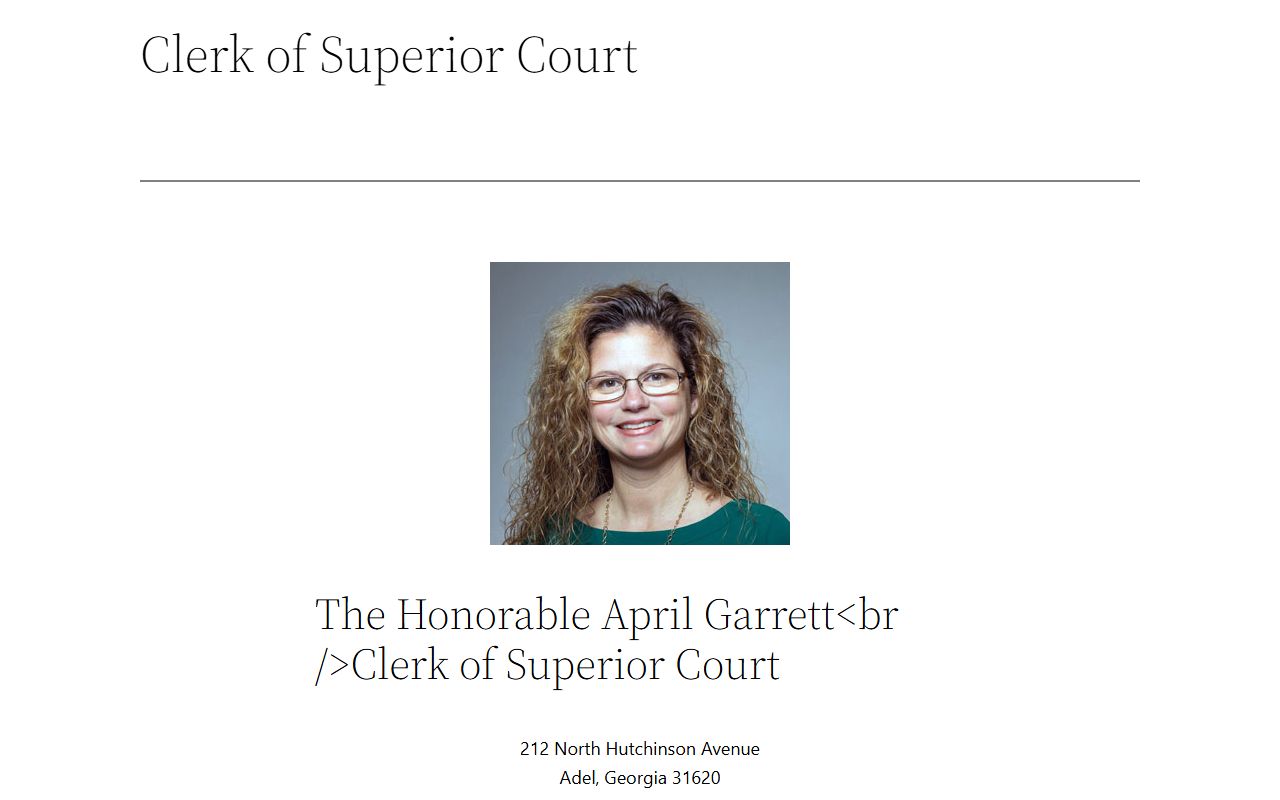 Cook County Clerk of Superior Court page listing criminal filings and court record functions